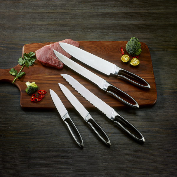 Deluxe Jumping Dolphin Stainless Steel Knife Kitchen Set