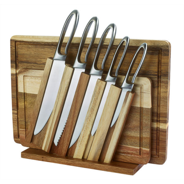 Deluxe Jumping Dolphin Stainless Steel Knife Kitchen Set